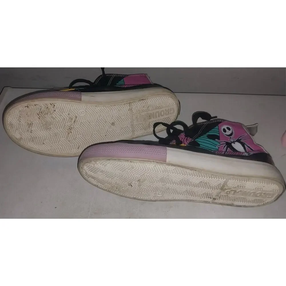 Disney Nightmare Before Christmas Jack Sally HighTop Sneakers Womens 8 Ground Up